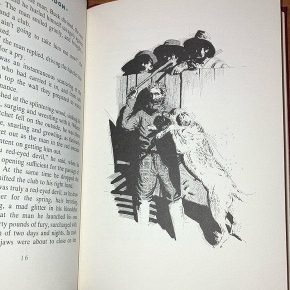 Book: Red Leather Bound 'The Call of the Wild' by Jack London Book - Picture 13 of 16